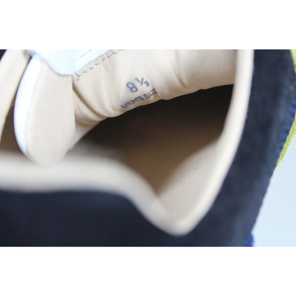 TOD'S TABS SNEAKERS I SUEDE TECHNICAL FABRIC BLUE, YELLOW, GREEN Mens 8.58 - Picture 7 of 7